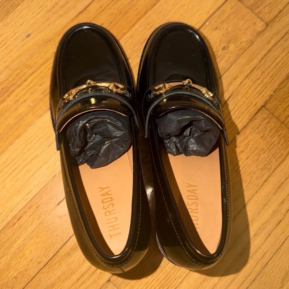Thursday Boot Co High Heel Penny loafers w horsebit - Picture 6 of 12